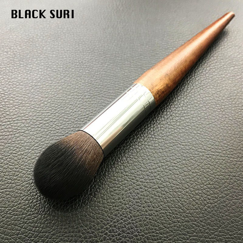 Round head blush brush female sun red brush high light brush portable models repair capacity a loaded silhouette brush beginners soft