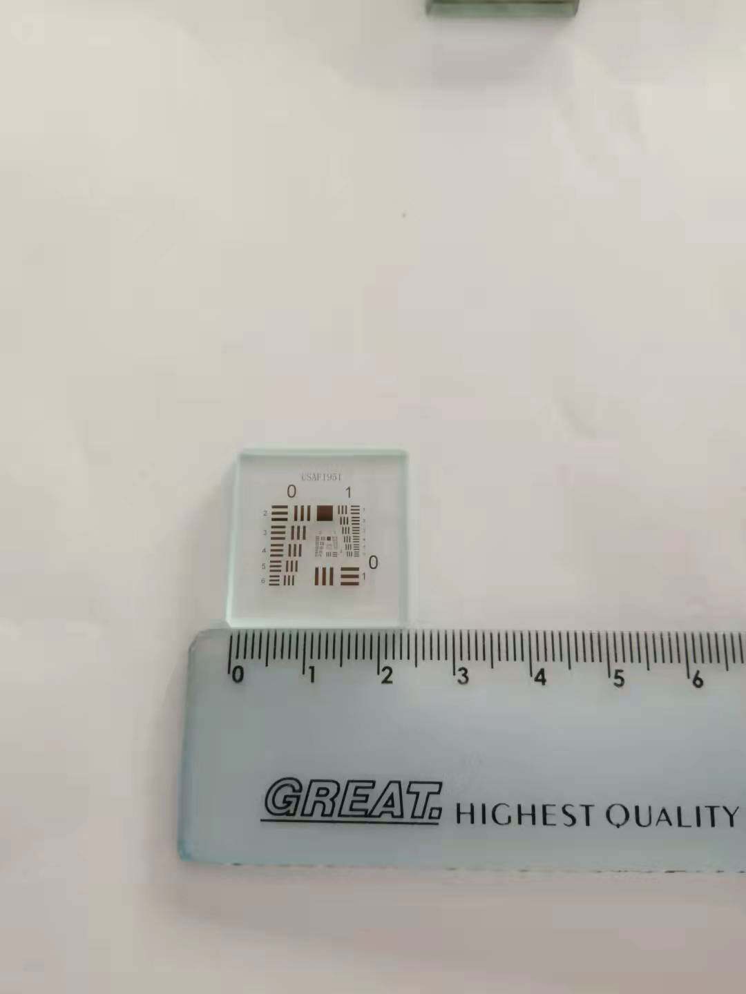 USAF1951 resolution version test card detection version 645 line pair accuracy 1 micron