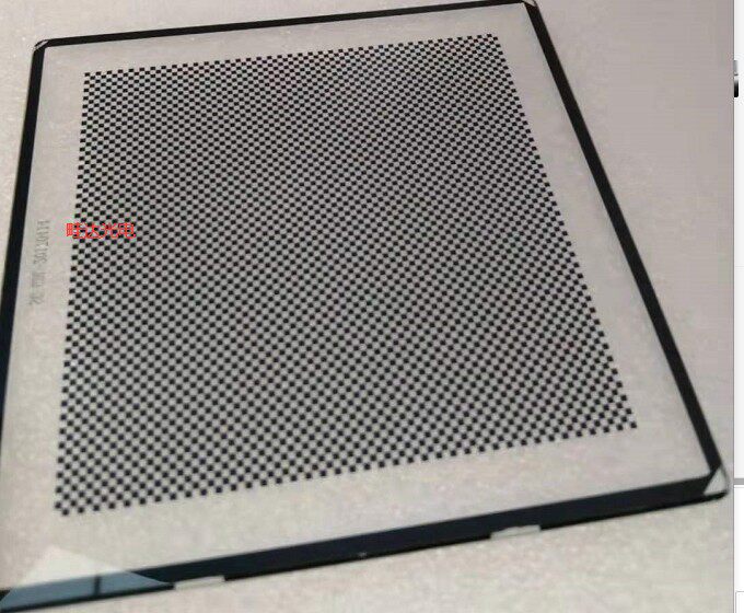 CCD camera calibration block 80X80mm chessboard lattice demarcated plate target test card