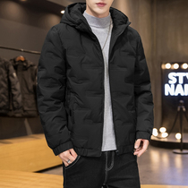 New mens cotton-padded jacket winter Korean trend warm cotton-padded jacket mens bread suit Tide brand