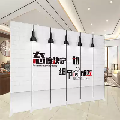 Custom screen partition wall Living room occlusion bedroom decoration office simple modern folding mobile fabric folding screen