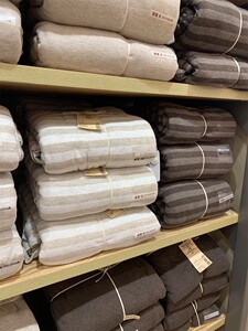 Muji Bedding Four-Piece Set, Pure Cotton Knitted Cotton, Pure Cotton Jersey, Suitable for Sleeping Naked, Bed Sheet, Duv