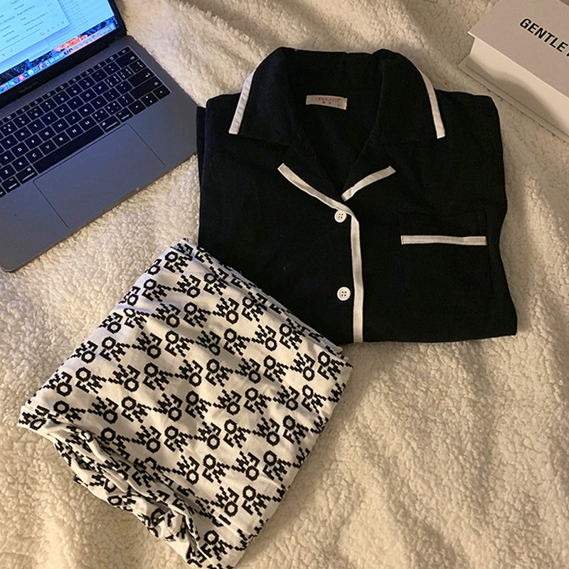 Small red book seed grass ~ shop owner self-retention VIRRI CIAGA SHUI female summer pure cotton slim short sleeve suit