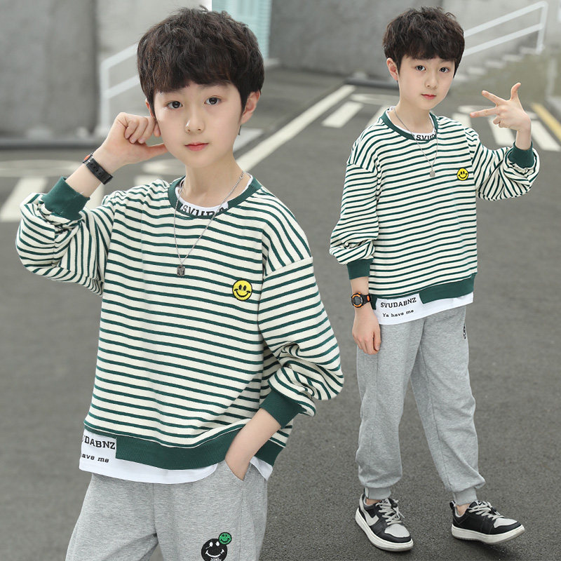 Boys sweater autumn and winter wear 2021 new children's warm one velvet boy half turtleneck plus velvet thick bottoming shirt