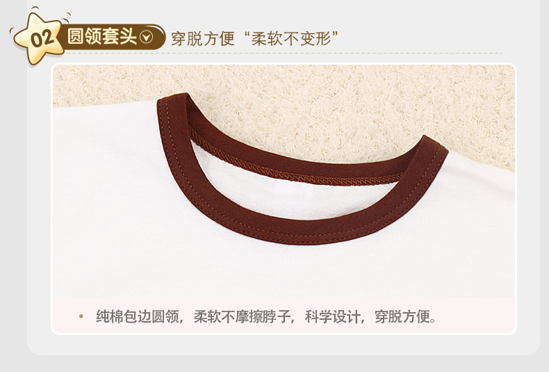Bộ đồ lót trẻ em cotton nam lớn cho bé gái Quần dài tay cotton mỏng phần một bộ đồ ngủ mùa hè quần jean bé gái