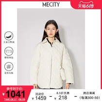 MECITY womens dress 2022 new white duck suede fashion rhombus design turn collar button multi-color short and down clothes woman