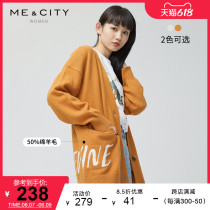 MECITY womens clothing winter new reduced age Lazy Loose single row Buckle Knit Cardiovert Coat Woman 525640