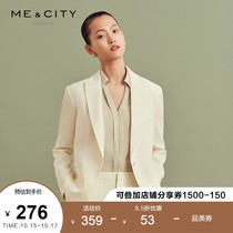 MECITY womens autumn business simple fashion slim commuter single button dark bag design suit jacket women