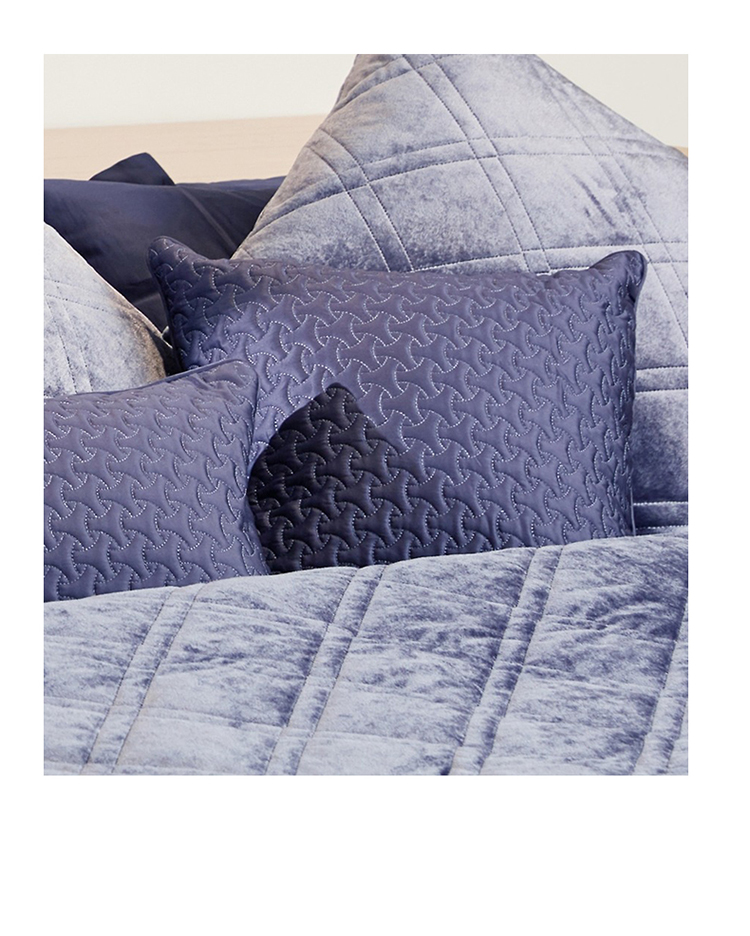 Cotton MECITY phong cách đơn giản thời trang nhung kết cấu chăn bông tấm đệm - Quilt Covers 	chăn phao 5 món