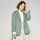 Poly | Wool MECITY Áo khoác nữ có cổ thắt lưng Thắt lưng hai mặt Áo khoác len áo dạ dáng dài nữ đẹp