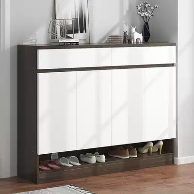 Shoe shelf household indoor shelf good-looking door large capacity multi-layer economical dustproof storage simple shoe cabinet