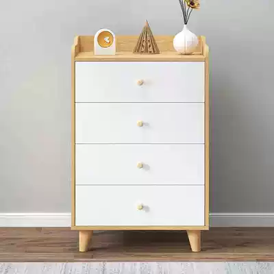 Storage cabinet, chest, chest, cabinet, American imitation solid wood storage cabinet, wooden bedroom living room cabinet against the wall