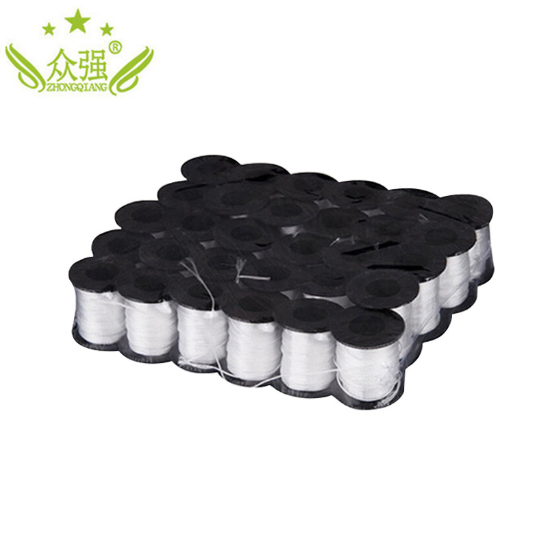 Polyester cotton line small round line 0 4 mm Fish wire line small round line of nylon white polylene line