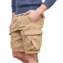 NBW sản phẩm mới quần short nam mùa hè lỏng lẻo năm điểm túi thường màu cotton rắn xu hướng thời trang giới trẻ Quần short