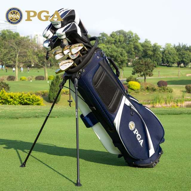 American Super Golf Shoulder Bag Bracket Bag Men's and Women's Double Backpack Plug Port Light Portable Club Bag