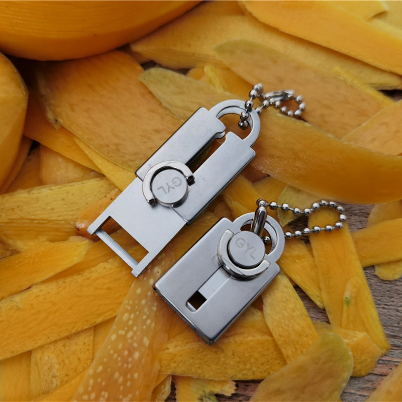Mini peeling machine portable peel knife with sound carrying paring fruit knife folding and paring the planing of the fruit