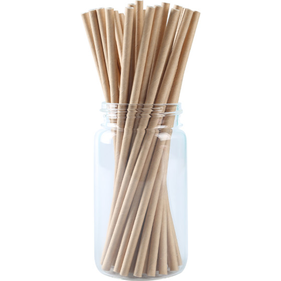 Disposable color individually packaged environmentally friendly paper straw coffee elbow biodegradable food grade kraft paper straw