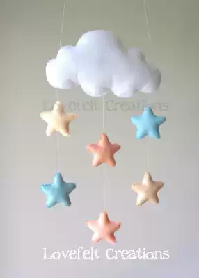 Pure handmade European and American explosive cloud ornaments pendant design diy photography props children's room decoration love net red