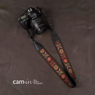 cam-in embroidery series universal monocular digital camera holding baby bag micro monocular camera photography shoulder strap cam8458