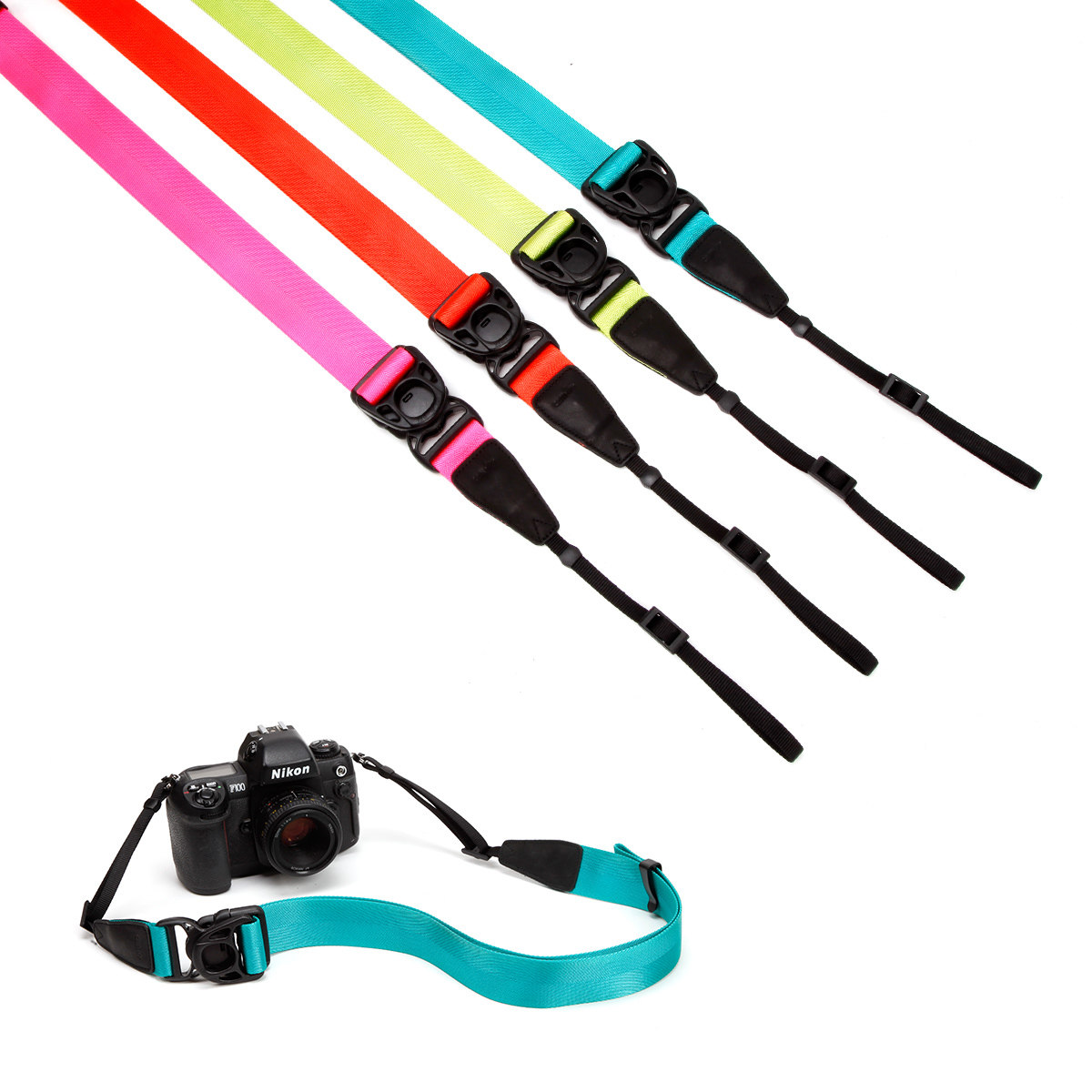cam-in ninja fluorescent adjustable retro SLR camera strap micro single diagonal camera shoulder strap CS115