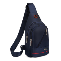 Korean version mens bag tide chest bag Oxford cloth waterproof one-shoulder messenger bag outdoor street waist bag leisure sports backpack