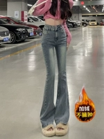 [Флис] Брюки антикварного синего цвета.