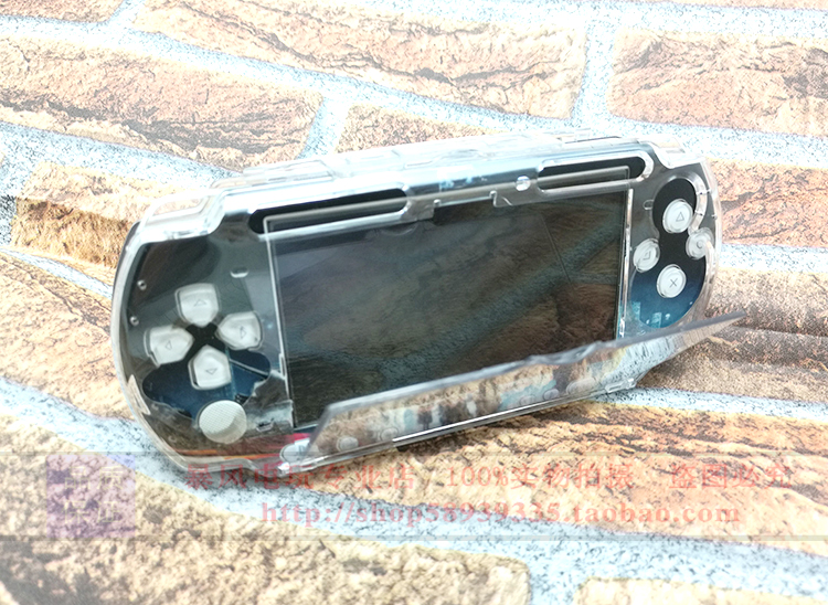 Hộp pha lê PSP2000 Hộp pha lê PSP3000 Hộp đựng pha lê PSP2000 3000 có đế đựng phim - PSP kết hợp Ốp Trong Suốt Cho Máy Chơi Game Psp 1000