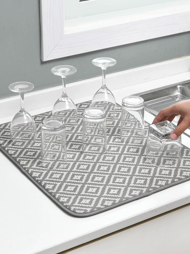 Японский кухонный стол дренирование сухой чашка для посуды, блюдо, тарелка, водопоглощающая подушка для водяной подушки губчатая подушка