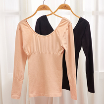 Autumn and winter base shirt underwear women thin round neck warm tight autumn clothes women sexy top body cotton sweater