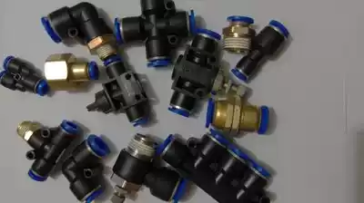 Airline Plastic Connector Thread Through PC Series Full Specification Plastic Joint PC6-01020304 PC8-02