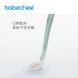 Силиконовая детская посуда для новорожденных для кормления, ложка для раннего возраста для прикорма