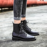 Martens, весенние универсальные ботинки в английском стиле с молнией, короткие сапоги, коллекция 2022, в британском стиле