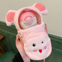 High face value net red insulated cup female cute ins wind large capacity kettle portable 316 water glass student straw cup