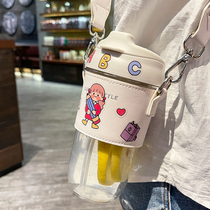 tritan water Cup children Summer Girl plastic cup children cute students high-value suction cup adult pregnant women