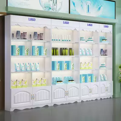 Beauty salon product display cabinet Cosmetics cabinet Maternal and child store shelf shelf display rack Removable disassembly and loading cabinet