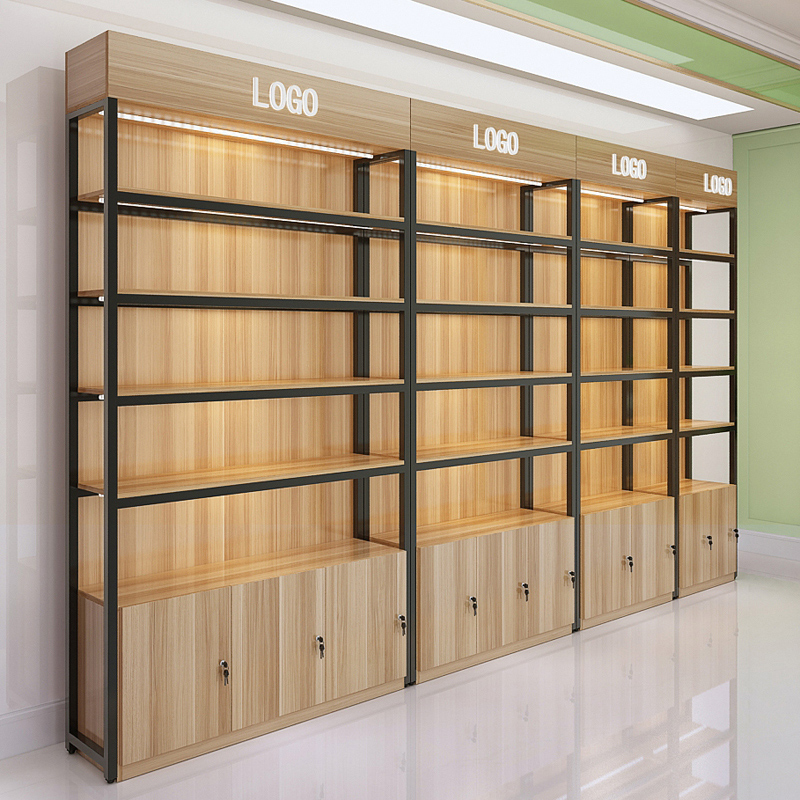 Supermarket shelf display mother and baby shop product display cabinet Combination display cabinet Multi-layer shelf Cosmetics display cabinet