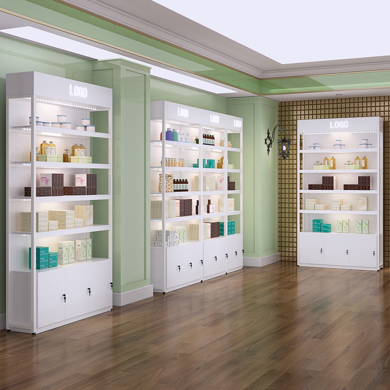 Cosmetics Display Cabinet Display Cabinet Bags Beauty Salon Shelf