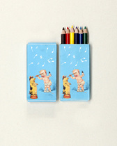 Retro child interest Delta Europe VIARCO 40s60s Age retro small pig collection Mini color lead 6 colors