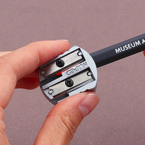 French System Delta Ma P D Metal Double Hole Color Lead Wax Pen Giant Pencil Roll Pen Knife