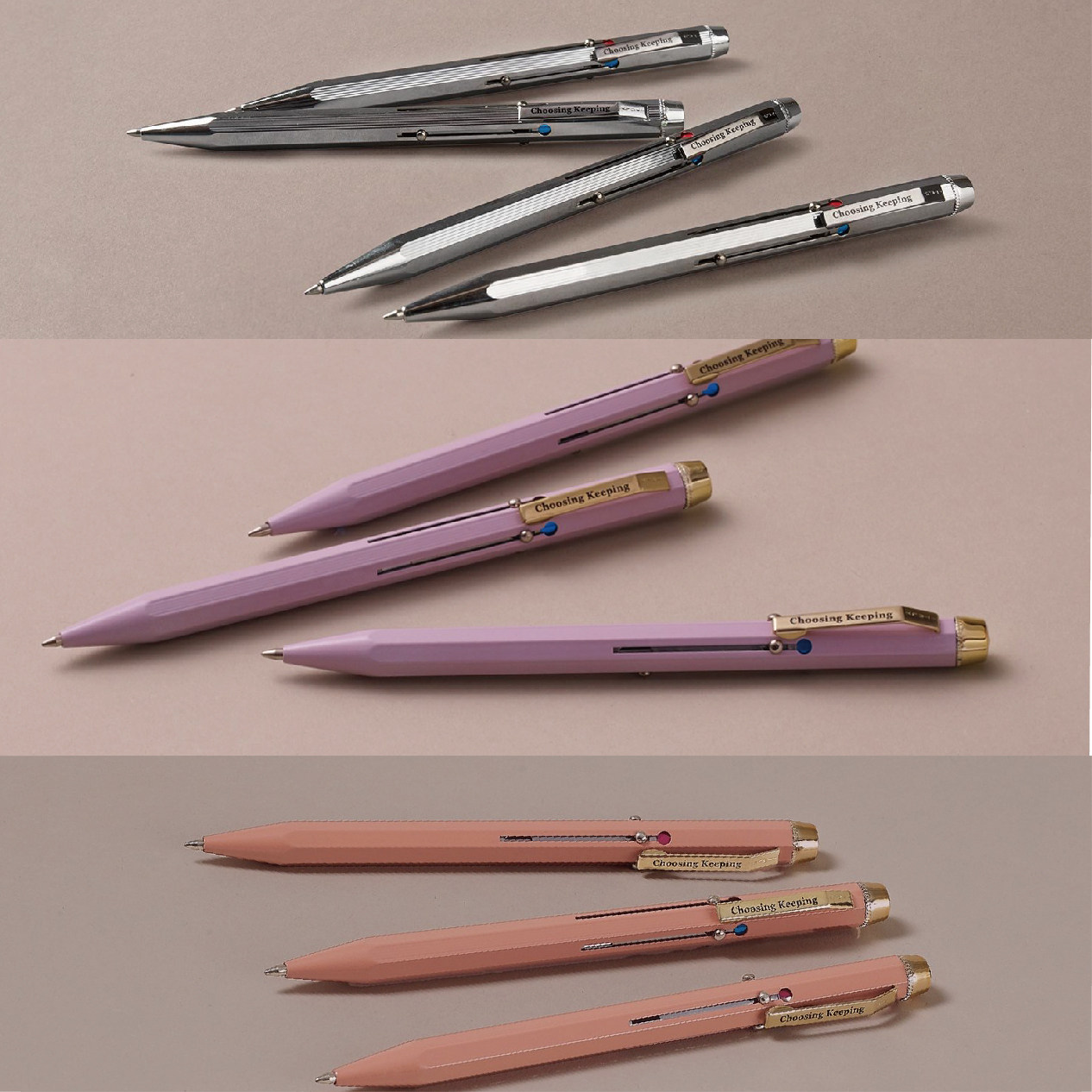 UK 1970 4 Color Metallic Candy Color Purple Hand Ledger ART RETRO TREASURED GRADE Limited-ball Pen