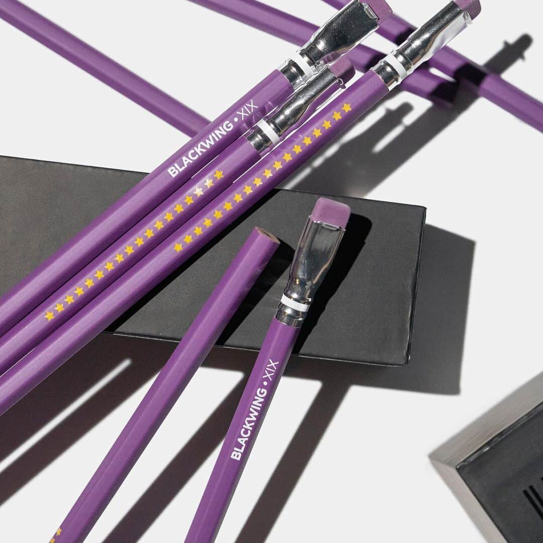 Japan System of American Palomino Blackwing VOLUME XIX Wood Rod Purple Voting Pencil