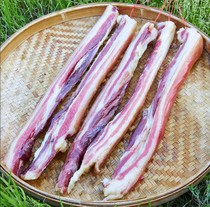 1 kg of native pig salameat Jiangxi Jian farmhouse homemade five flowers preserved in the sun and dried salted meat non-smoked 500g