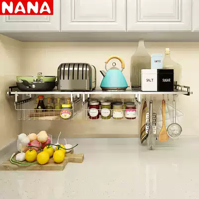 304 stainless steel kitchen shelf wall mounted electric cooker shelf pot storage rack wall shelf