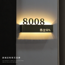 Hall house in the hotel room KTV box glowing house billboard outdoor rainproof sign company office house
