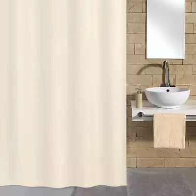 Swiss SPIRELLA Plain Pure White Beige Hotel Hotel Partition Waterproof Polyester Fiber Cloth Mold Shower Curtain