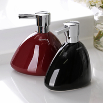 Swiss SPIRELLA creative glossy ceramic hotel hand sanitizer bottle Soap dispenser Shower gel bottle sub-packaging bottle