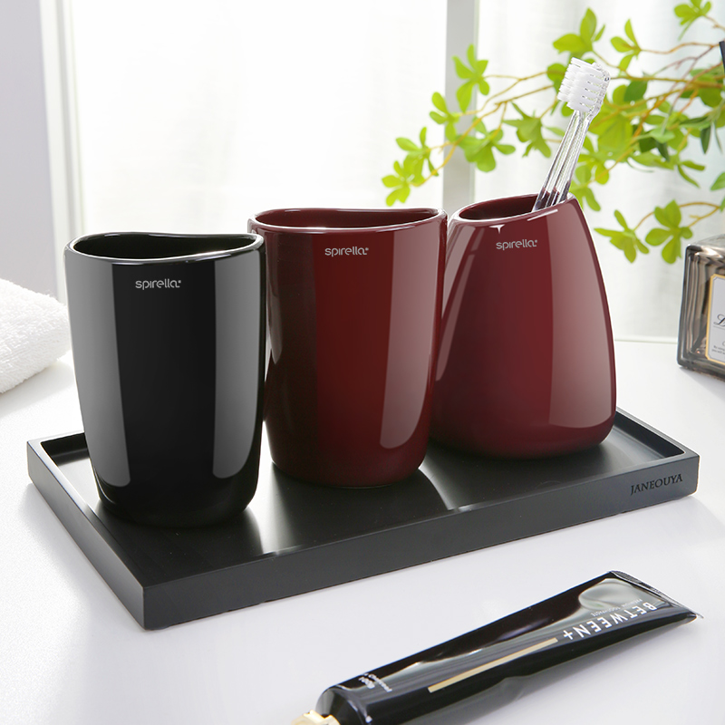Swiss SPIRELLA ceramic European bathroom toiletry set bathroom supplies set couple three-piece set