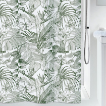 Swiss SPIRELLA Nordic cloth shower curtain set free hole bathroom waterproof shower curtain thickened partition curtain