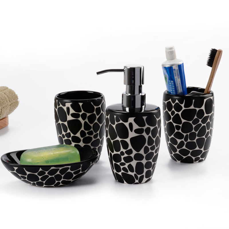 European fashion SPIRELLA silk pury creative ceramic pebbles 4 suit the room that defend bath combination