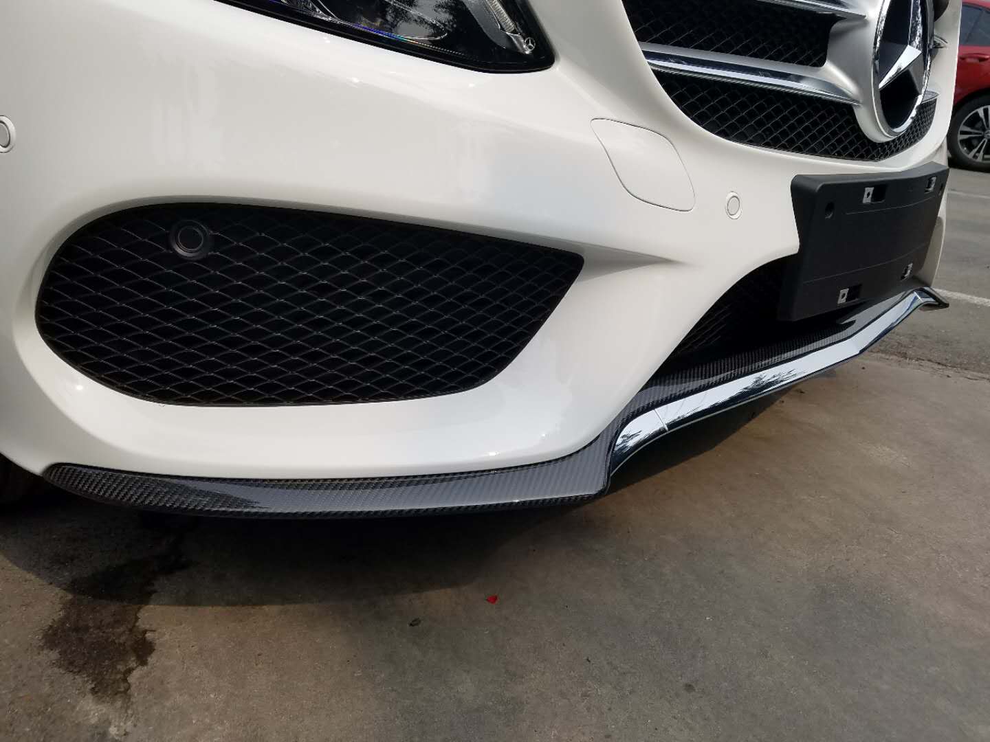 Mercedes C-Class C200AMG carbon fiber lower lip front lip
